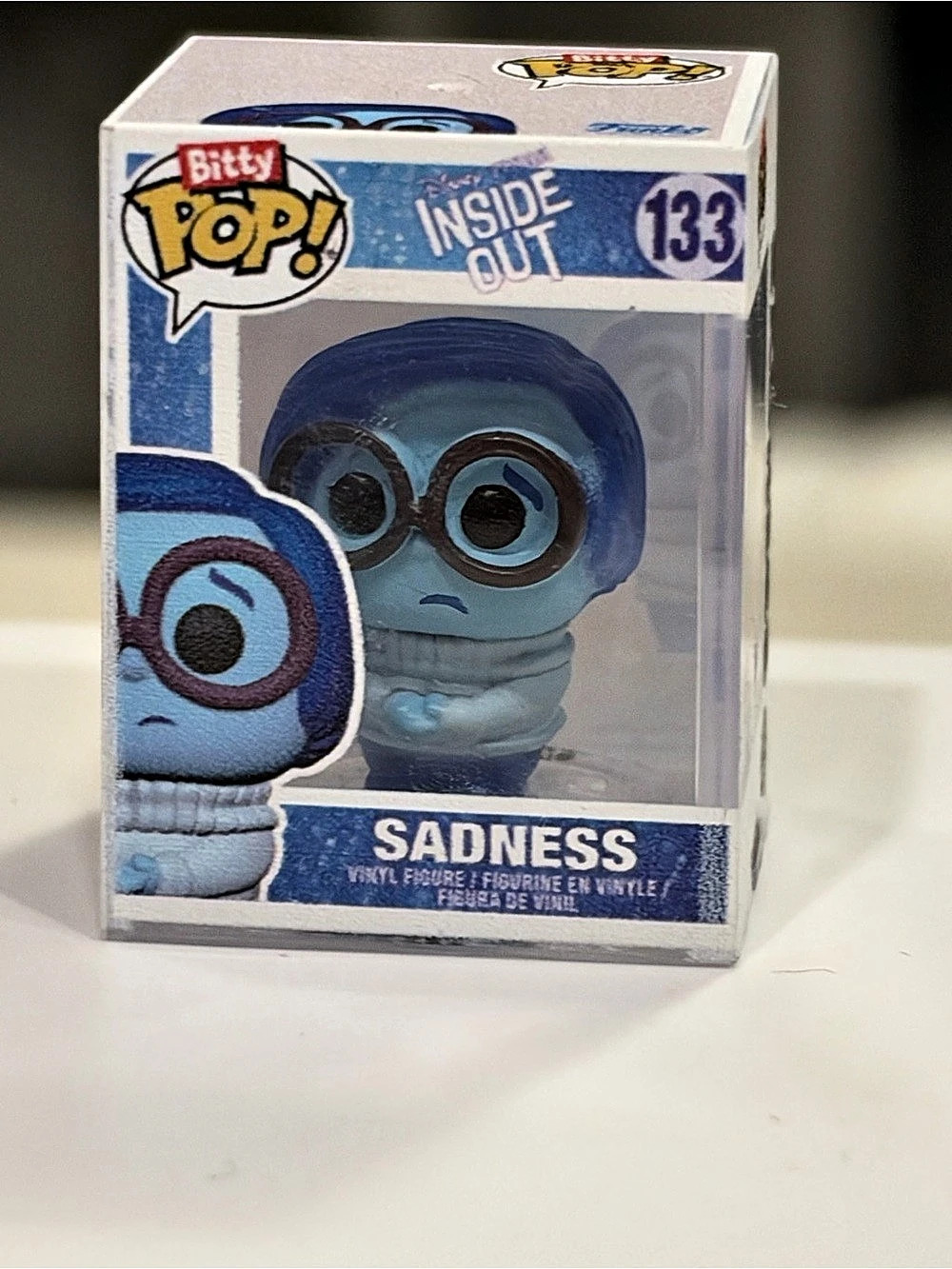 Funko Bitty Pop! Inside Out Sadness #133 Mini Figure Custom Display Case